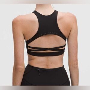 Lululemon Nulux Strappy-Back Sports Bra *Medium Support, B/C Cup
Black